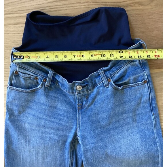 Abercrombie & Fitch Women's Maternity Jeans The Ankle 90s Straight Size 25/0L - Picture 10 of 14
